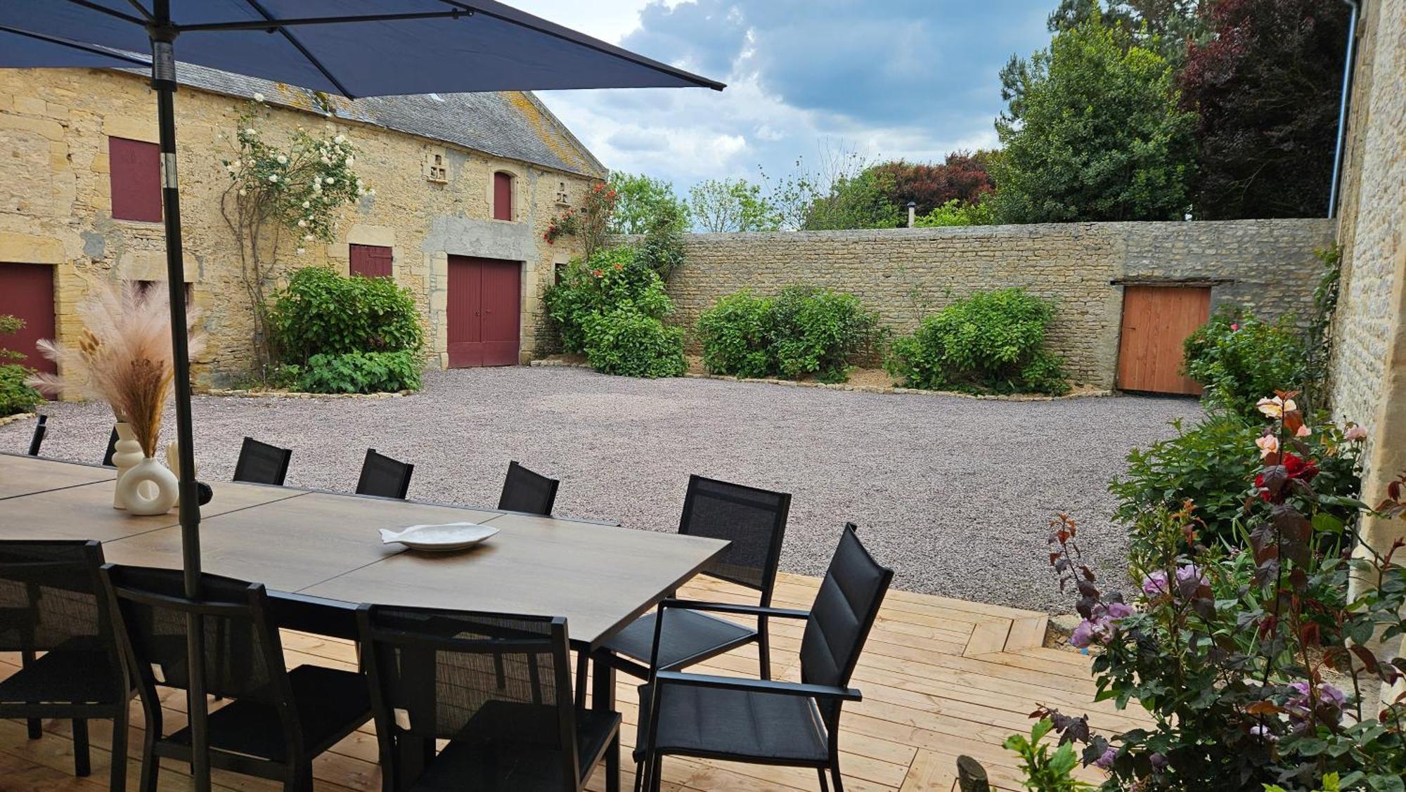 Villa L'Echo Des Vagues à Longues-sur-Mer Extérieur photo