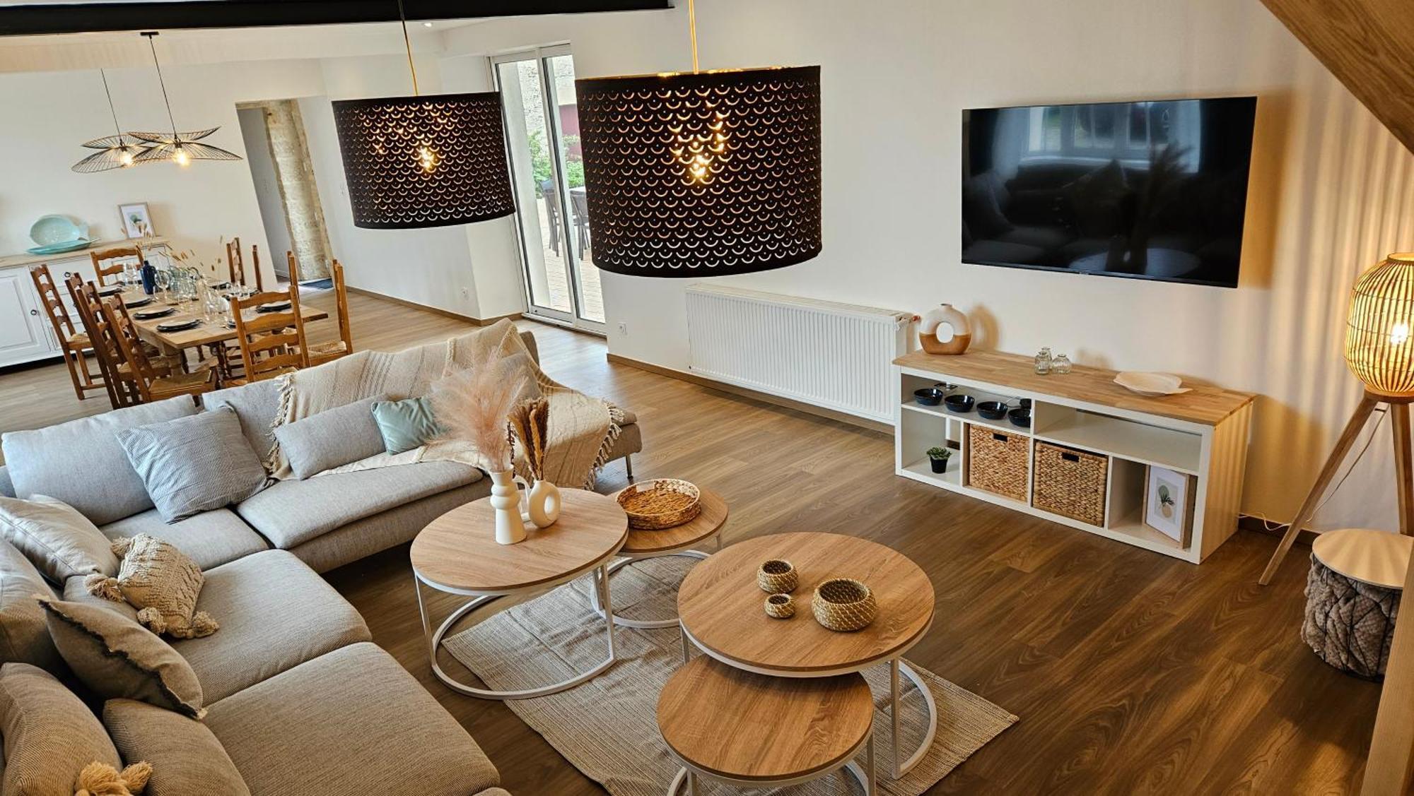 Villa L'Echo Des Vagues à Longues-sur-Mer Extérieur photo